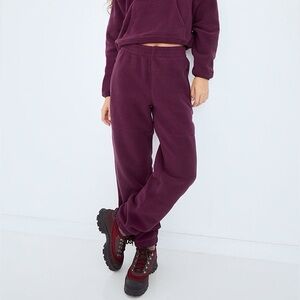 TNA Purple Fleece Sweats